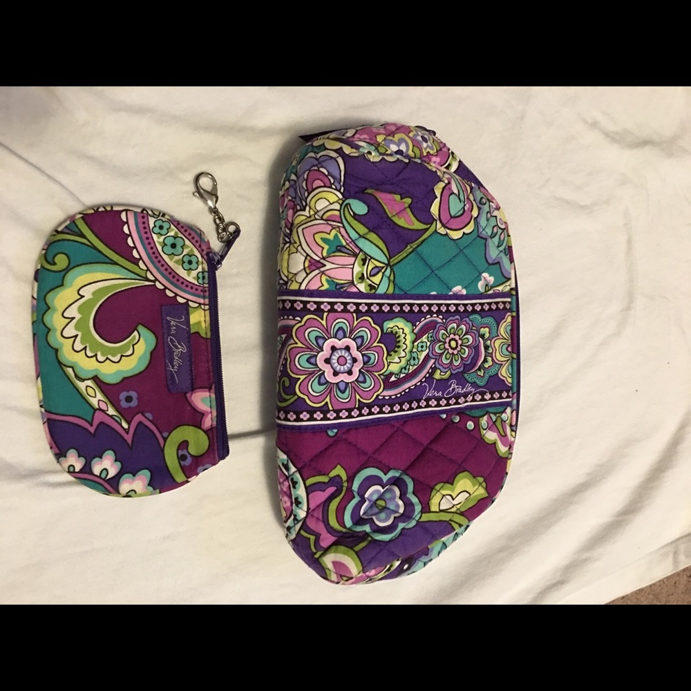 Makeup purse and change wallet with id pocket